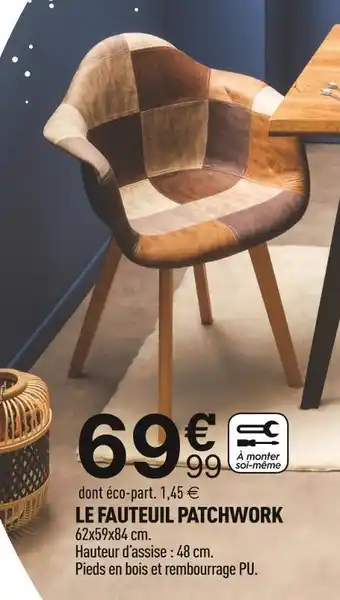 Le fauteuil patchwork