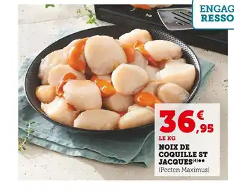 Super U St jacques noix de coquille offre