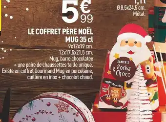 Centrakor Le coffret père noël mug 35 cl offre