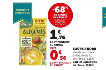 Super U Knorr soupe offre