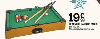 Centrakor Le mini billard de table offre