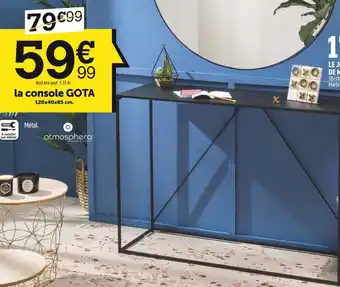 Atmosphera la console gota