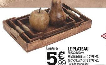 Centrakor Le plateau offre