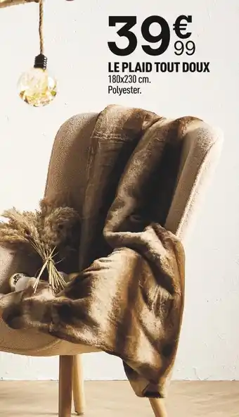 Centrakor Le plaid tout doux offre