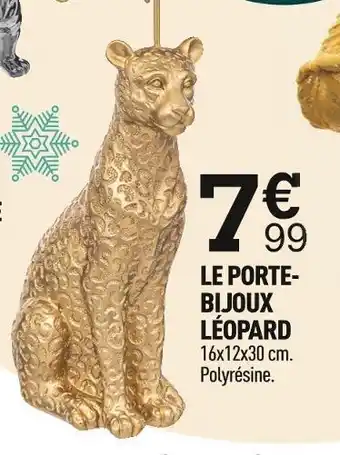 Centrakor Le porte- bijoux léopard offre