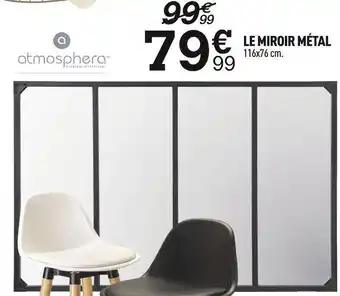 Centrakor Atmosphera le miroir métal offre