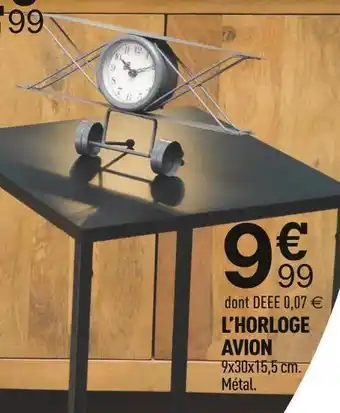 Centrakor L’horloge avion offre