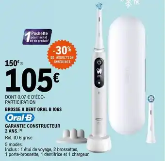 E.Leclerc Brosse à dent oral b i06s oral-b offre
