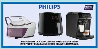 E.Leclerc Une pochette de 4 autocollants offerte pour l'achat d'un produit de la gamme philips offre
