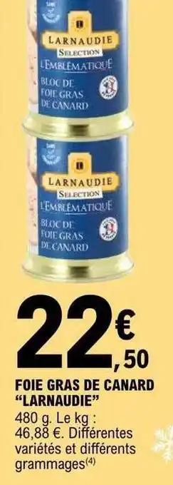 E.Leclerc Foie gras de canard offre
