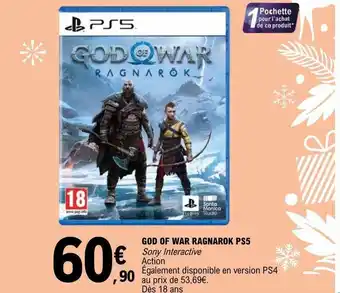 E.Leclerc God of war ragnarok ps5 offre