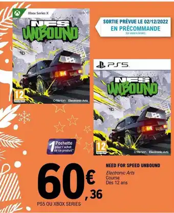 E.Leclerc Need for speed unbound offre