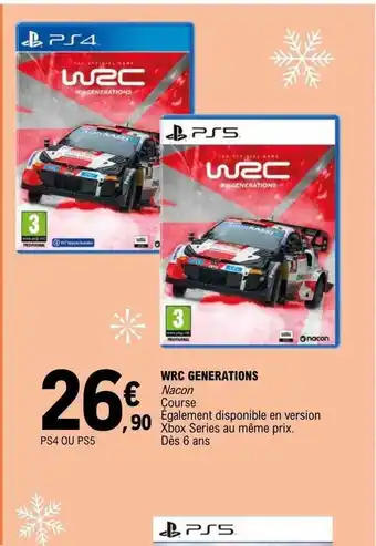 E.Leclerc Wrc generations offre