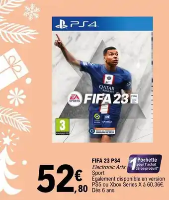 E.Leclerc Fifa 23 ps4 offre