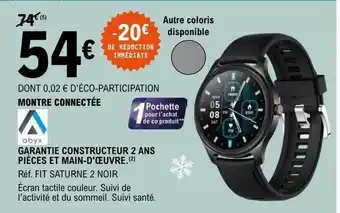 E.Leclerc Montre connectée abyx offre
