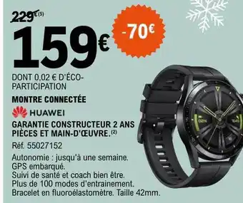 E.Leclerc Montre connectée huawei offre