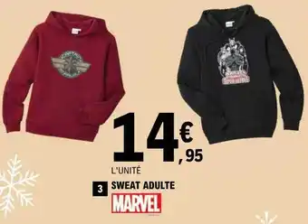 E.Leclerc Sweat adulte marvel offre