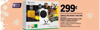 E.Leclerc Console xbox series s pack noël microsoft offre