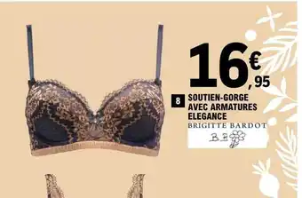 Soutien-gorge avec armatures élégance brigitte bardot