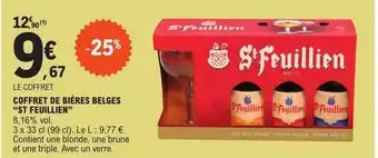 E.Leclerc Coffret de bières belges offre
