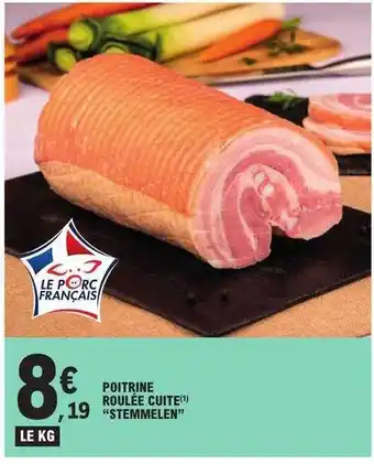 E.Leclerc Poitrine roulée cuite offre
