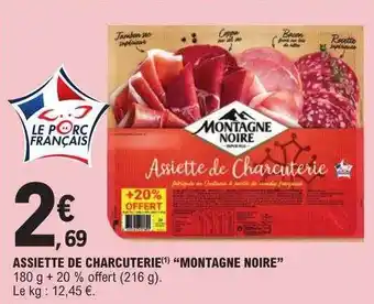 E.Leclerc Assiette de charcuterie offre