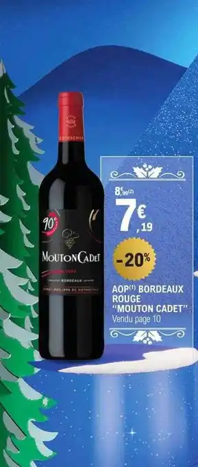 E.Leclerc Aop bordeaux rouge offre