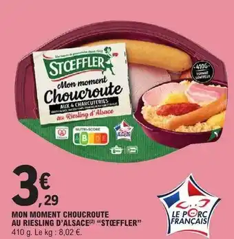 E.Leclerc Mon moment choucroute au riesling d'alsace offre