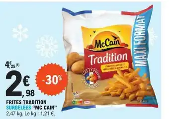 E.Leclerc Frites tradition surgelées offre