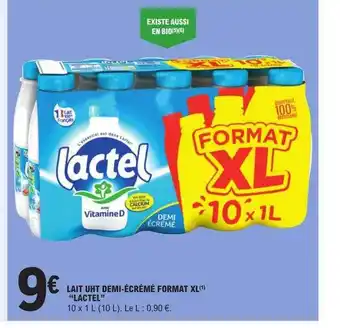E.Leclerc Lait uht demi-écrémé format xl offre