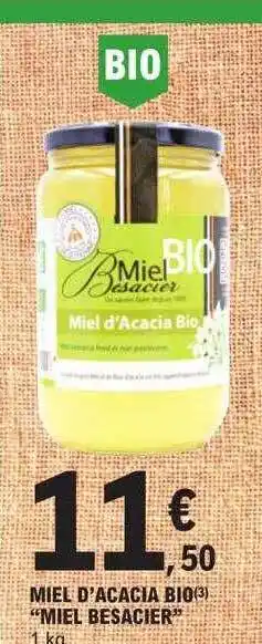 E.Leclerc Miel d'acacia bio offre