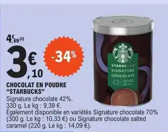 E.Leclerc Chocolat en poudre offre