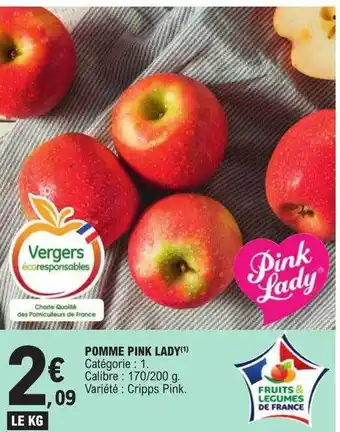 E.Leclerc Pomme pink lady offre