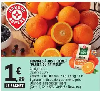 E.Leclerc Oranges à jus filière offre