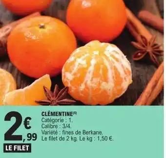 E.Leclerc Clémentine offre