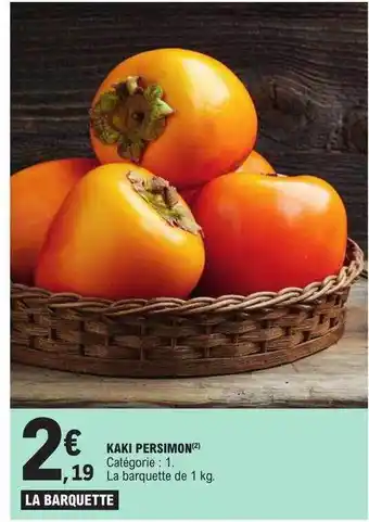 E.Leclerc Kaki persimon offre