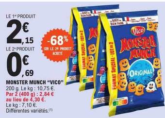 E.Leclerc Monster munch offre
