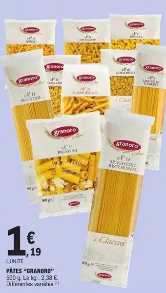 E.Leclerc Pâtes offre