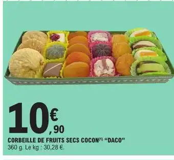 E.Leclerc Corbeille de fruits secs cocon offre