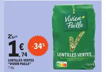 E.Leclerc Lentilles vertes offre