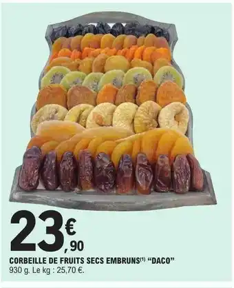 E.Leclerc Corbeille de fruits secs embruns offre