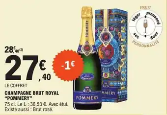 E.Leclerc Champagne brut royale offre