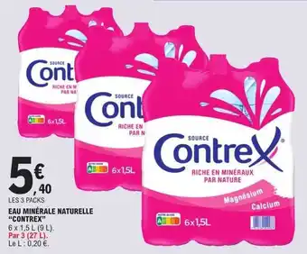 E.Leclerc Eau minérale naturelle offre