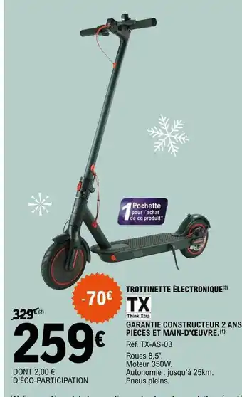 E.Leclerc Trottinette électronique offre