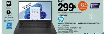 E.Leclerc Pc portable hp 17,3 offre