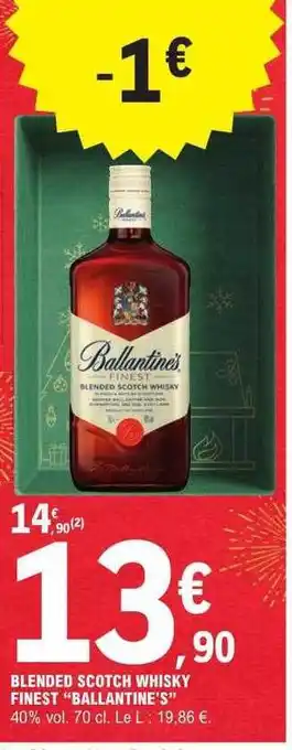 E.Leclerc Blended scotch whisky finest offre