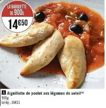Petit Casino Aiguillette de poulet aux légumes du soleil offre