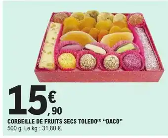 E.Leclerc Corbeille de fruits secs toledo offre