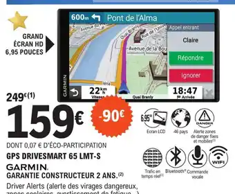 GPS Drivesmart 65 LMT-S