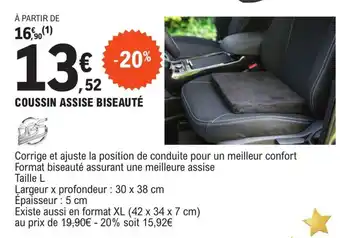 Coussin Assise Biseauté